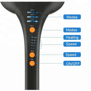 LUYAO-masajeador manual de doble cabezal con cable para cuello, hombros y espalda, masajeador de doble cabezal con calor, LY-606K - Product Image 2