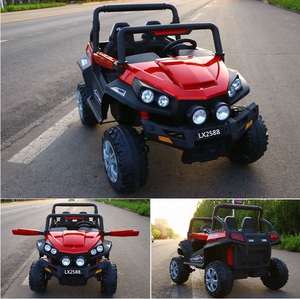 Voiture <span class=keywords><strong>électrique</strong></span> pour enfants <span class=keywords><strong>12V</strong></span>, buggy <span class=keywords><strong>quad</strong></span> 4x4, camion jouet télécommandé, voiture à moteur en plastique avec 2 places et fonction MP3 - Product Image 5