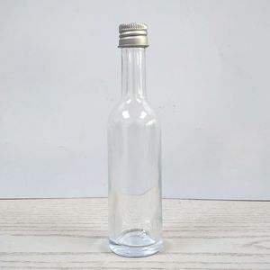50 ml carré rectangulaire bouteille d'<span class=keywords><strong>alcool</strong></span> en verre pour le vin transparent vin vodka bouteille en verre pour le stockage - Product Image 4