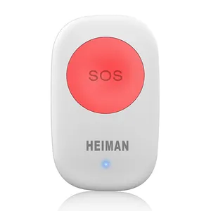 Easy Carry Healthcare Elderly Care Wireless Alarm Emergency Button Smart Home Zigbee SOS Button Emergency Button