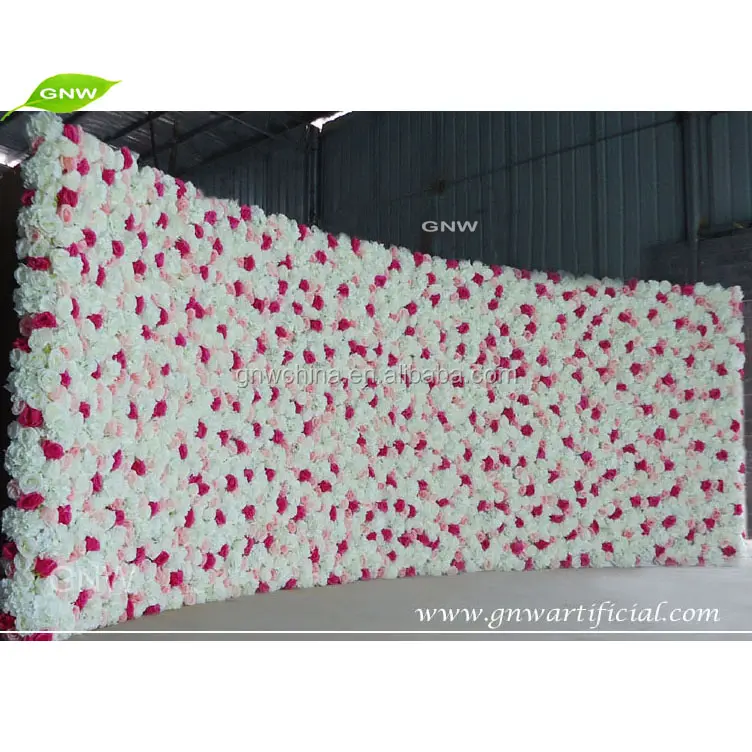 GNW FLW1512002 Mix color flower wall wedding floral stage decoration