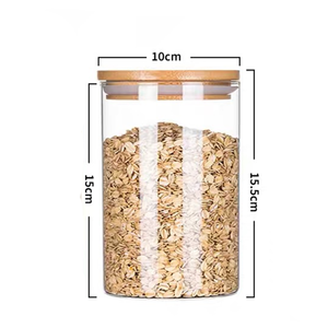 Contenedores de almacenamiento de alimentos de vidrio herméticos duraderos de alta calidad, utensilios de cocina de plástico portátiles para uso en el hogar, oficina, escuela, a prueba de fugas - Product Image 3