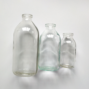 Bouteille d'injection médicale vide de 8 oz en verre à vendre Bouteille de solution saline pour liquide médical - Product Image 3