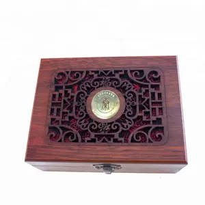 Высококачественная роскошная деревянная Подарочная коробка из МДФ для ювелирных изделий