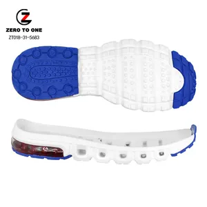 Son erkek ayakkabısı taban EVA ve TPR malzemesi koşu ayakkabısı spor taban hava yastığı taban