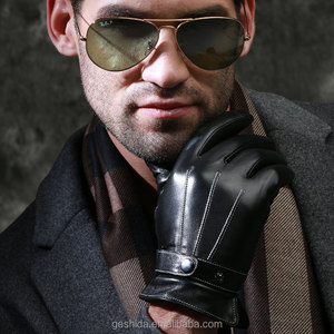 All'ingrosso guanti invernali in pelle da uomo <span class=keywords><strong>Driver</strong></span> con Touchscreen - Product Image 1