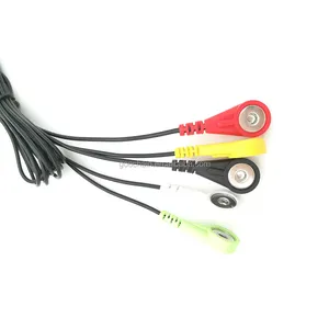 Micro usb to multi snap electrode cable electrode lead wire