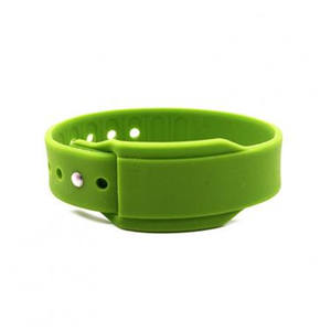 सिलिकॉन रबर कंगन हिल छेद के साथ आरएफआईडी एनएफसी मिनी कार्ड डालने भुगतान Wristband - Product Image 3