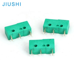 KW4-3Z-3-IC Kleiner Mikro-Endschalter 5A 250V T120 3-polig DONGHAI Schalter Grün 1NO 1NC - Product Image 2
