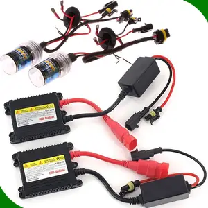 Bombillas HID kit rápido 35w/55w/75w lastre blanco amarillo azul rojo púrpura h1 h3 880 h4 h7 luces de xenón accesorios de coche al por mayor de china