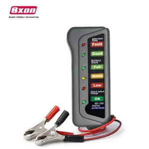 12V Battery Tester Auto Digital Alternator 6 LED Light for Auto Diagnostic Tool