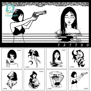 100 + différent <span class=keywords><strong>petit</strong></span> <span class=keywords><strong>tatouage</strong></span> noir conception Sexy filles temporaire <span class=keywords><strong>tatouage</strong></span> autocollant corps Art faux <span class=keywords><strong>tatouage</strong></span> pour <span class=keywords><strong>bras</strong></span> cou femmes - Product Image 6