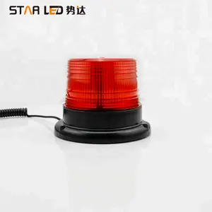 回転式ソーラー点滅ライト12v赤色LED点滅ビーコン警告灯トラック点滅ライト
