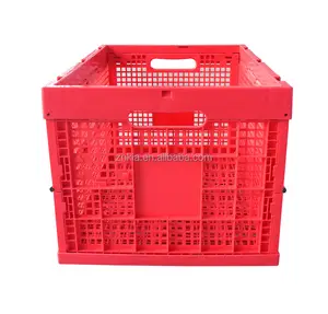 60X40X33Cm Plastik Tugas Berat Stackable Keranjang untuk Buah