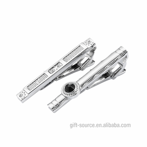 Fermacravatta da <span class=keywords><strong>Uomo</strong></span> all'Ingrosso, Placcato Argento e <span class=keywords><strong>Oro</strong></span>, di Lusso, con Cristalli e Diamanti, Fermacravatta alla Moda - Product Image 6