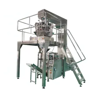 Automatic Packing Machine Automatic Sugar Candy Tea Nut Snack Weigh Filling Machine Vertical Gusset Bag Granule Toy Kernel Biscuit Pouch Packaging Machine