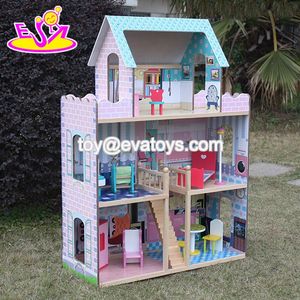 Nuevos productos niños encantadores <span class=keywords><strong>de</strong></span> madera grande <span class=keywords><strong>casa</strong></span> <span class=keywords><strong>de</strong></span> <span class=keywords><strong>muñecas</strong></span> W06A037 - Product Image 3