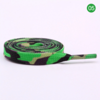 Lacets colorés amusants en gros avec motifs imprimés par transfert thermique pour baskets de sport personnalisées