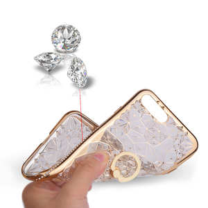 Custodia 3D con Glitter Dorati per <span class=keywords><strong>iPhone</strong></span> 7 <span class=keywords><strong>8</strong></span>, Cover di Lusso in Silicone Morbido con Anello Diamantato per <span class=keywords><strong>iPhone</strong></span> <span class=keywords><strong>8</strong></span> 7 Plus - Product Image 6