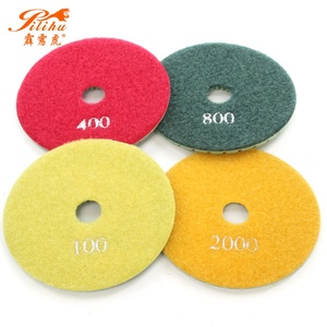 4 Inch Diamond Polishing Pad Kering Basah untuk Granit Marmer Lantai - Product Image 4