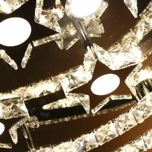 Thiết Kế Trần Lãng Mạn <span class=keywords><strong>LED</strong></span> Đèn Trần Mặt Trăng Và Hình Ngôi Sao Pha Lê Đèn Trần Cho Phòng Ngủ Hoặc Quán Cà Phê - Product Image 6