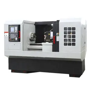 Máy tiện điều khiển số ngang ck6150 CNC fanuc với cấu trúc giường phẳng chính xác 0.001mm - Product Image 1