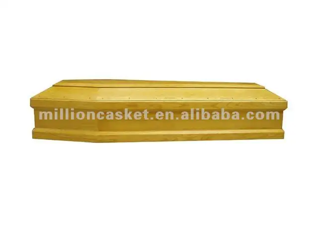 चीन में किए गए पाइन लिबास लकड़ी ताबूत