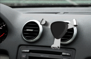 VISONTER Marque J Triangle Forme Pression Mobile Phone Holder Car Air Vent Mount Pour iPhone Samsung Huawei Xiaomi - Product Image 6