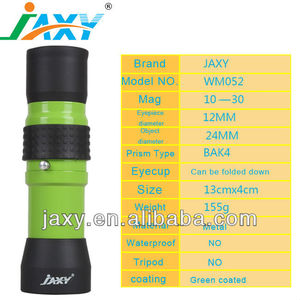 Color popular <span class=keywords><strong>de</strong></span> alta calidad Zoom bolsillo monocular telescopios - Product Image 4