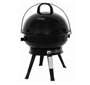 14inch Portable <strong>Charcoal</strong> Grill <strong>Kettle</strong> Style Black Steel Porcelain Enameled Adjustable Height Flame Safety Easy <strong>BBQ</strong> - Product Image 6
