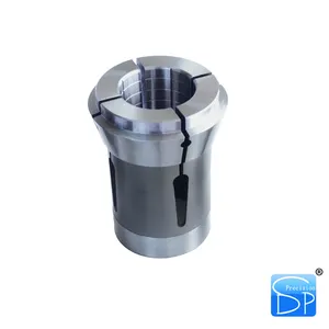 Cnc torna makinesi aracı collet chuck ve kılavuz çalı