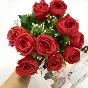 S-1265 Personalizzabile Regalo Fiore di Simulazione Scatola di Lusso Di Seta Artificiale della Rosa Fiore <span class=keywords><strong>Bouquet</strong></span> Decorazione di Cerimonia Nuziale <span class=keywords><strong>Bouquet</strong></span> - Product Image 2