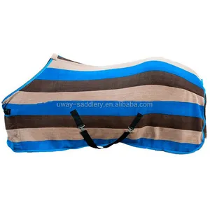 Color stripes horse cooler blanket