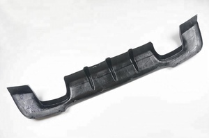 מפזר אחורי סיבי פחמן שפתיים פגוש תחתון אחורי עבור BMW E92 M Tech מפזר אחורי 4 טיפים 2007-2012 - Product Image 5