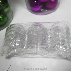 Grande transparente plástico hueco decorar hecha a mano bola <span class=keywords><strong>de</strong></span> <span class=keywords><strong>Navidad</strong></span> - Product Image 5