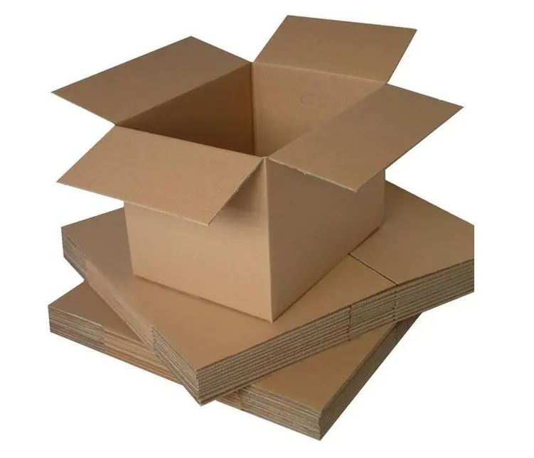 3d 5-lapis 3-ply caja susu pisang buah telur kemasan kotak karton bergelombang