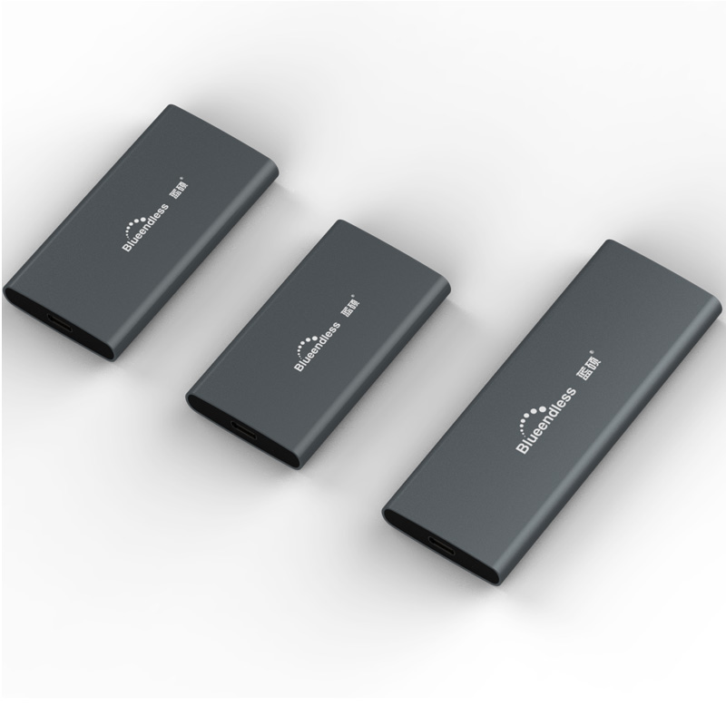Корпус SSD USB C, алюминиевый корпус SSD Type-C Gen 2, корпус NGFF M KEY M.2 SATA, внешний корпус SSD