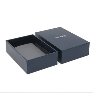 customize gift packaging fancy paper lid and base box