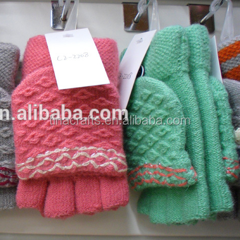 Лучшие цены, различные типы акриловых вязаных перчаток с хорошим предложением