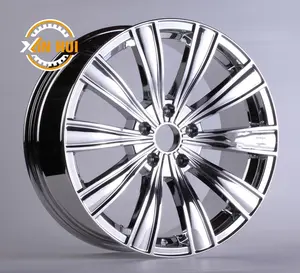 18 inch wheel rim 5 hole chrome concave design PCD 100-120 car tuning ET 35-40 aros auto rims