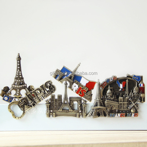 Adesivo magnetico da viaggio in acrilico e lega 3D torre di <span class=keywords><strong>parigi</strong></span> magnete da frigo decorativo per la casa modello di costruzione francese - Product Image 2