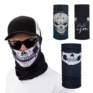 Lenço mágico multifuncional bandana, à prova de vento para equitação, lenço