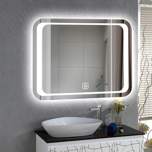 Fonction de lecteur de musique <span class=keywords><strong>miroir</strong></span> de salle de bain avec LED lumières <span class=keywords><strong>autour</strong></span> du bord personnalisé mur grande LED <span class=keywords><strong>miroir</strong></span> - Product Image 2