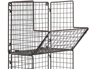 Rustico In Metallo Filo di 3 Tier Parete della Cucina di Frutta Produrre Bin Rack/Bagno Asciugamano Cestini/Organizzatore di File Cremagliera - Product Image 6