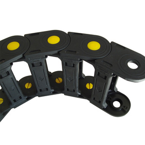 โซ่ลากสายไนลอนสำหรับเครื่องมือเครื่องจักร CNC อุปกรณ์เสริมพลาสติก