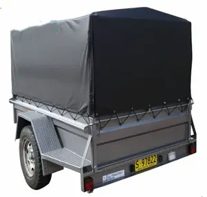 防水重型 tarp 乙烯基卡车实用程序打开拖车盖