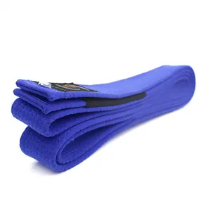 Образец Woosung, бесплатная доставка, недорогой бразильский джиу-джитсу Gi Blue Bjj ремень для тхэквондо из боевых искусств на заказ