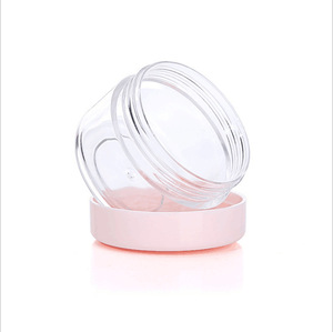 10g 20g 10ml 20ml PET rotondo piccolo vaso cosmetico in plastica per fondotinta in crema o polvere per unghie - Product Image 2