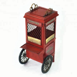 Adorno Decorativo de Metal, Manualidades de Hierro, Decoración de Metal con Forma de Coche de Palomitas, Alcancía Creativa para Niños, Decoración para el Hogar, Oficina o Bar - Product Image 5