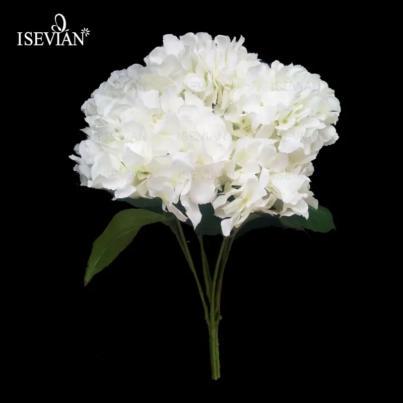 ISEVIAN fiore Artificiale Ortensia fai da te del diadema della fascia soggiorno decorazione di arte Del Faux fiori di ortensia